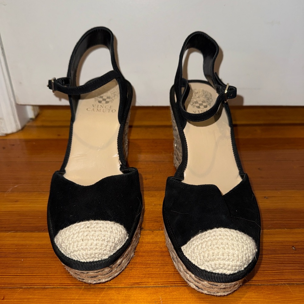 Vince Camuto Black Espadrilles